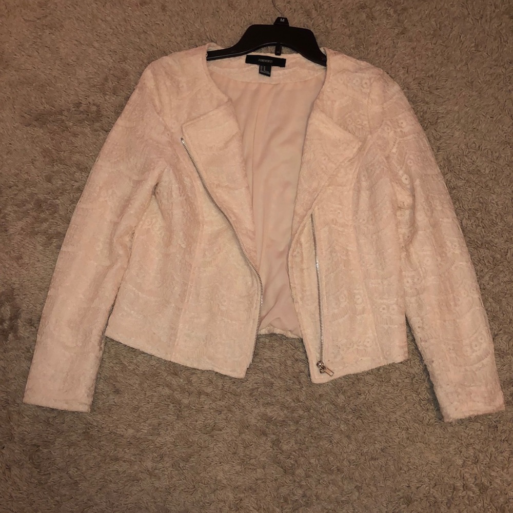 Lace Moto Jacket